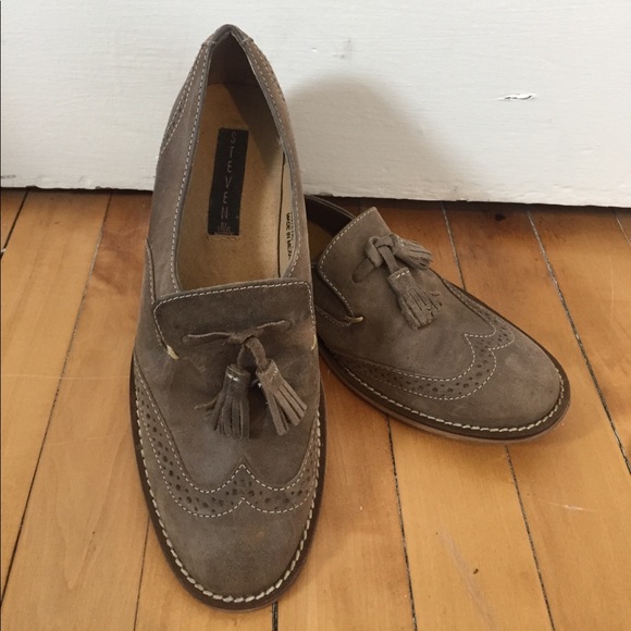 Steven by Steven Madden grey leather loafers - Picture 3 of 4